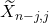 \widetilde{X}_{n-j,j}